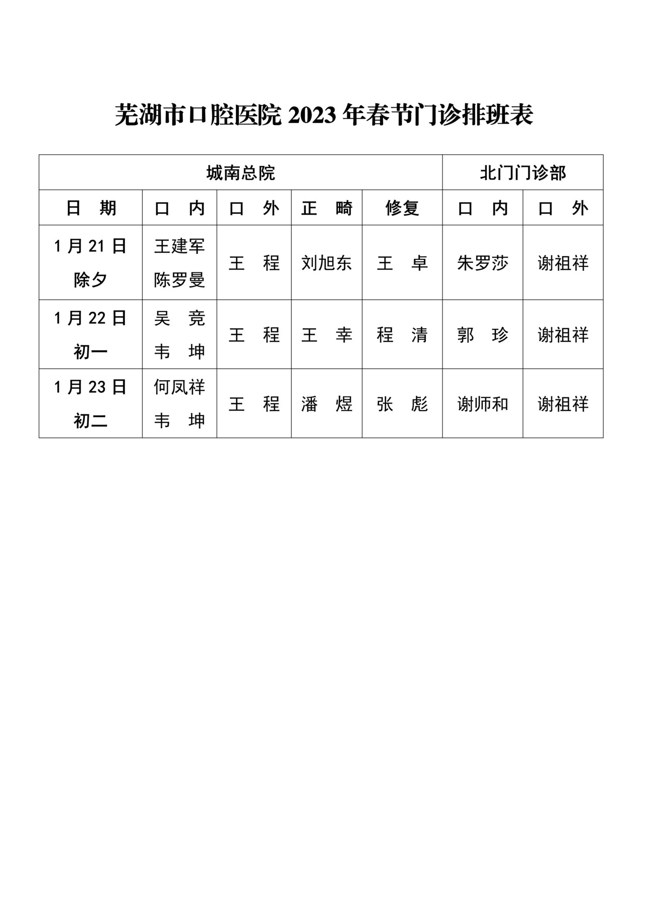 蕪湖市口腔醫(yī)院2023春節(jié)值班表_03.png